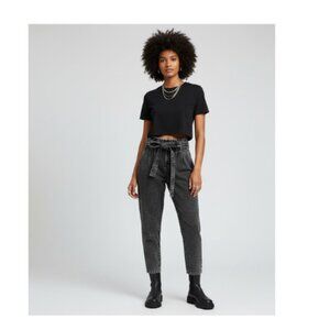 Who What Wear Paperbag Jeans Size 8